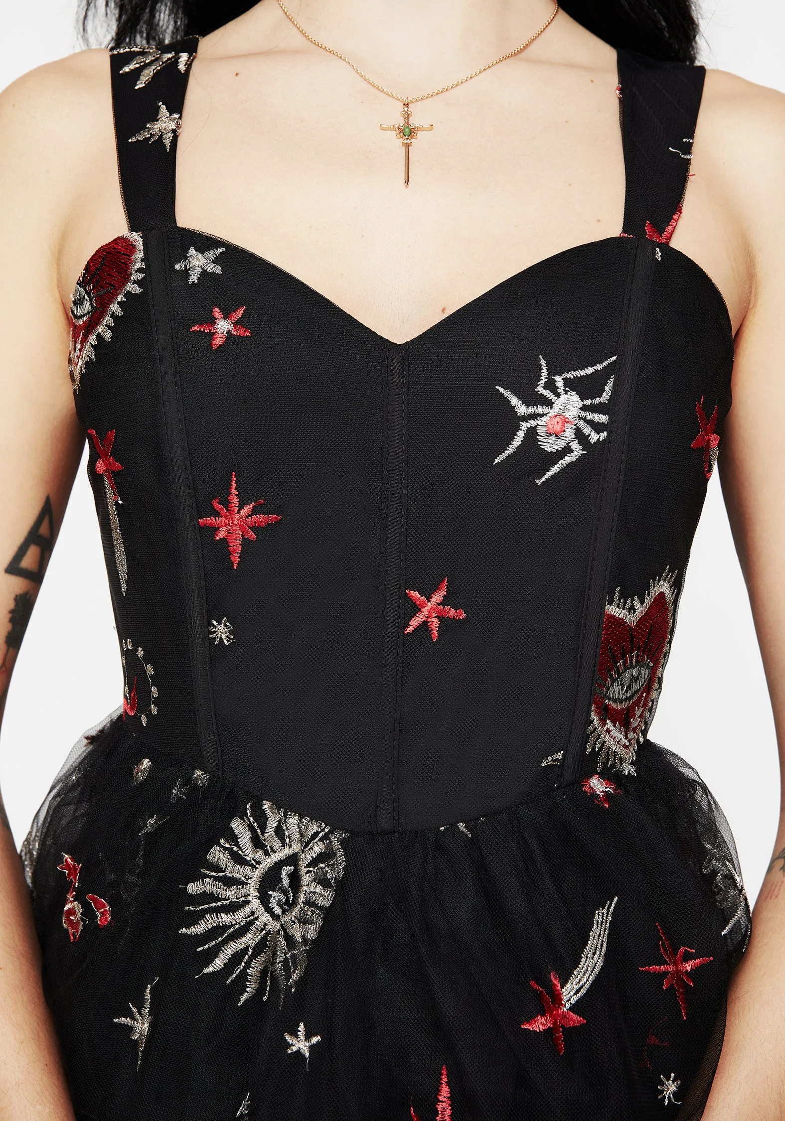 Dreamy Look Bloodlust Cami Corset Mini Dress