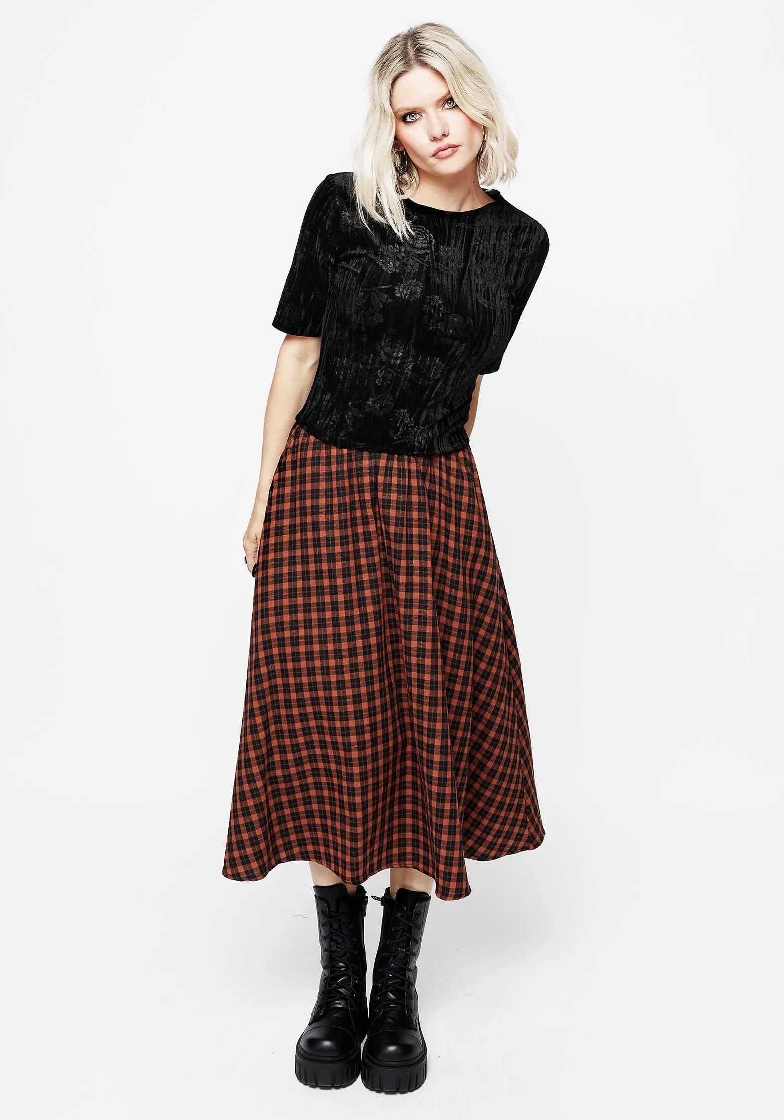 Blossom Short Sleeve Top Light Fabric