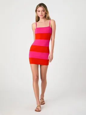 Cool Fabric Fashion Look Bodycon Knit Mini Strappy Dress