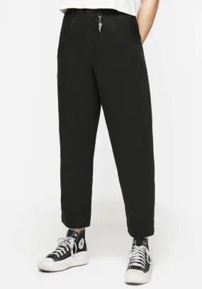 Osteomancy Washed Cotton Tapered Trousers Crochet Style