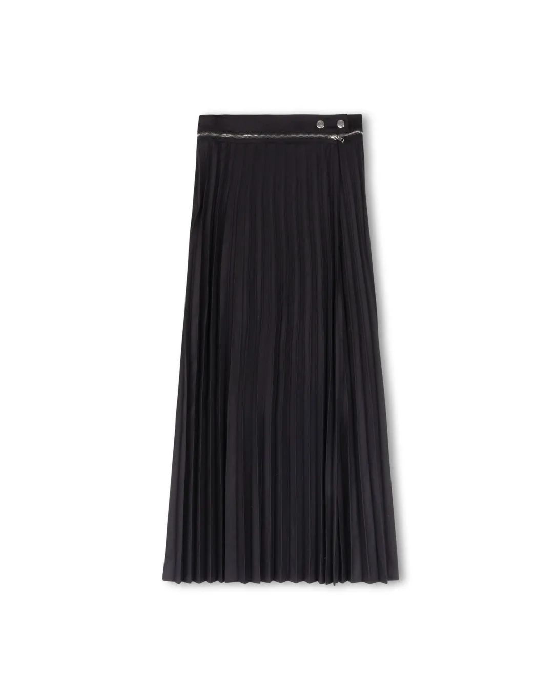 Stretch Wool Pleated Skirt Casual Comfort Simple looks