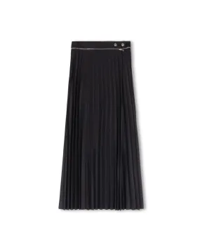 Stretch Wool Pleated Skirt Casual Comfort Simple looks