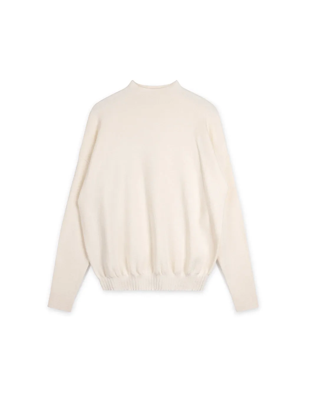 Cozy Fitting Bottom Gathered Sweater