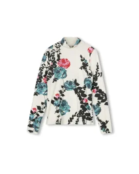 Printed Model Turtleneck Everyday Style Trend Tagless Neckline