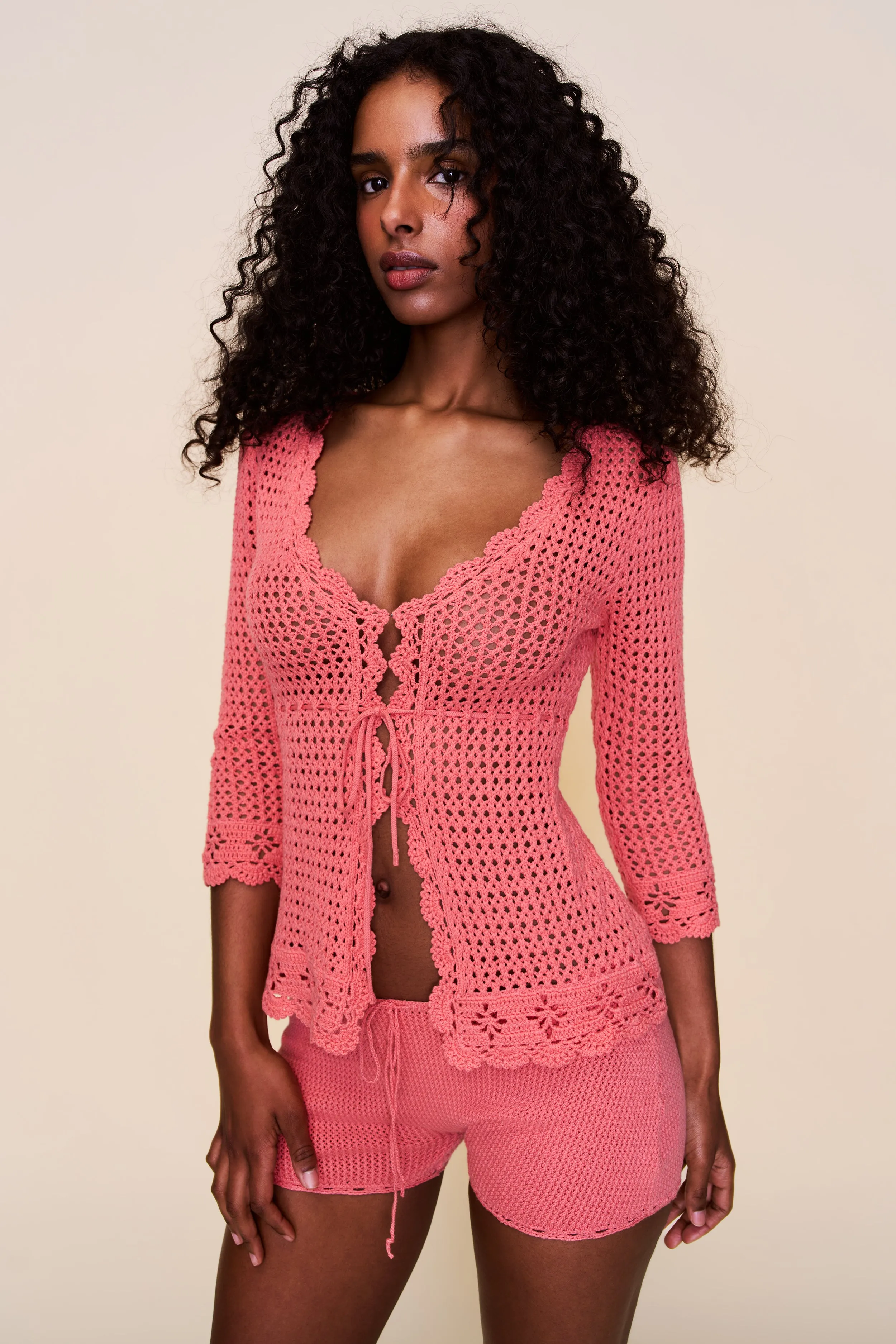 Rosalie Top Anti Pilling Fabric Soft touch finish