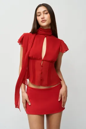 Bonded Stitching Ara Top