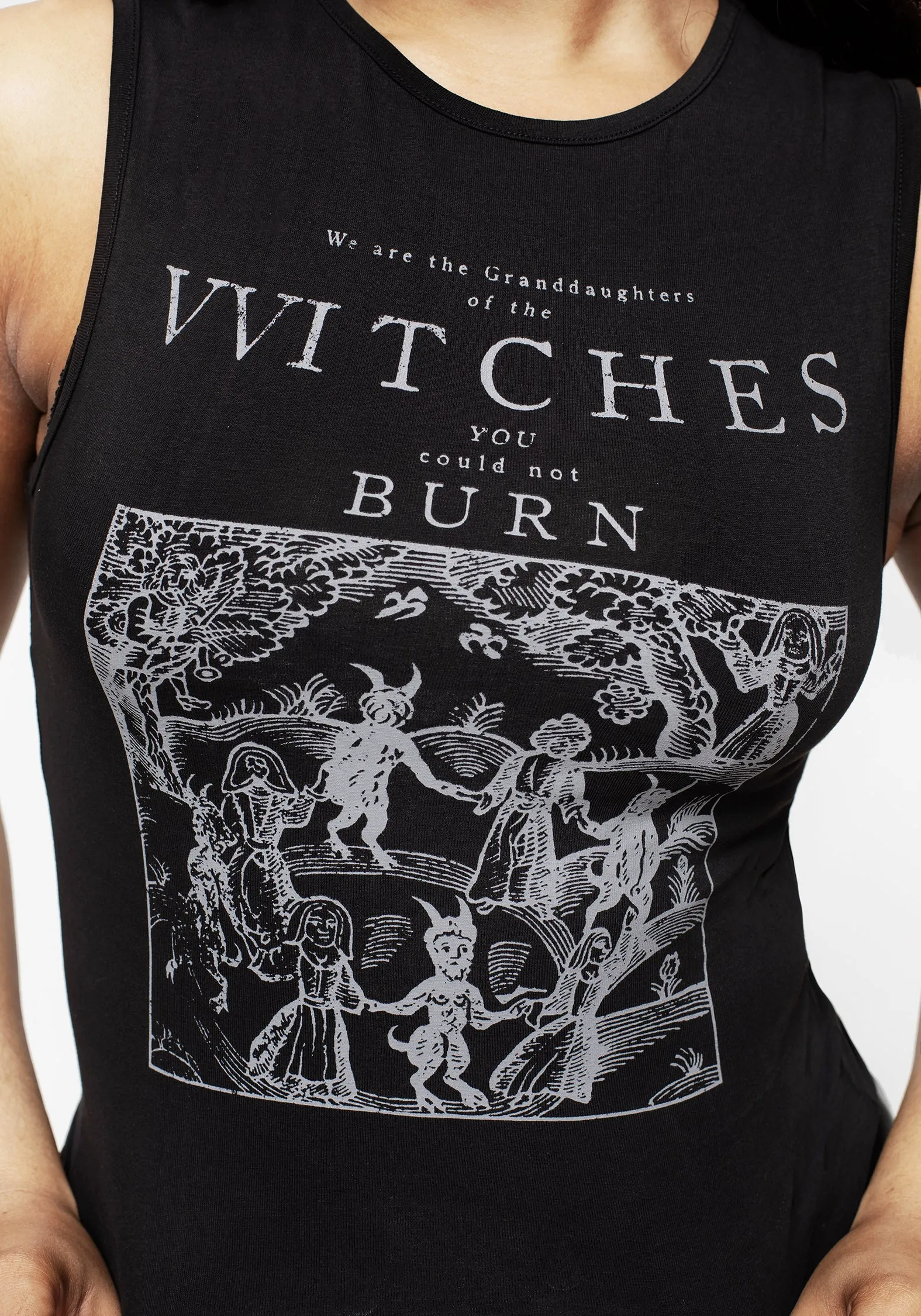 Salem Sleeveless Tee Simple Cut Ergonomic Fit Design