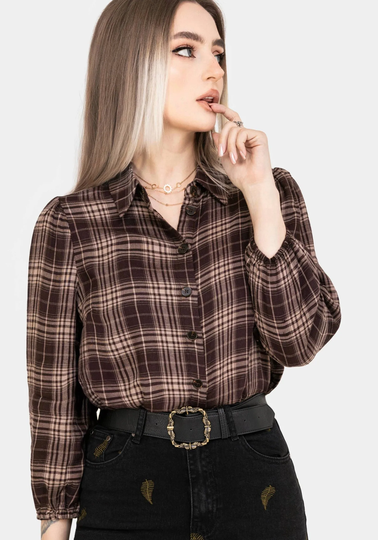 PreShrunkFabric Adra Check Button Up Shirt