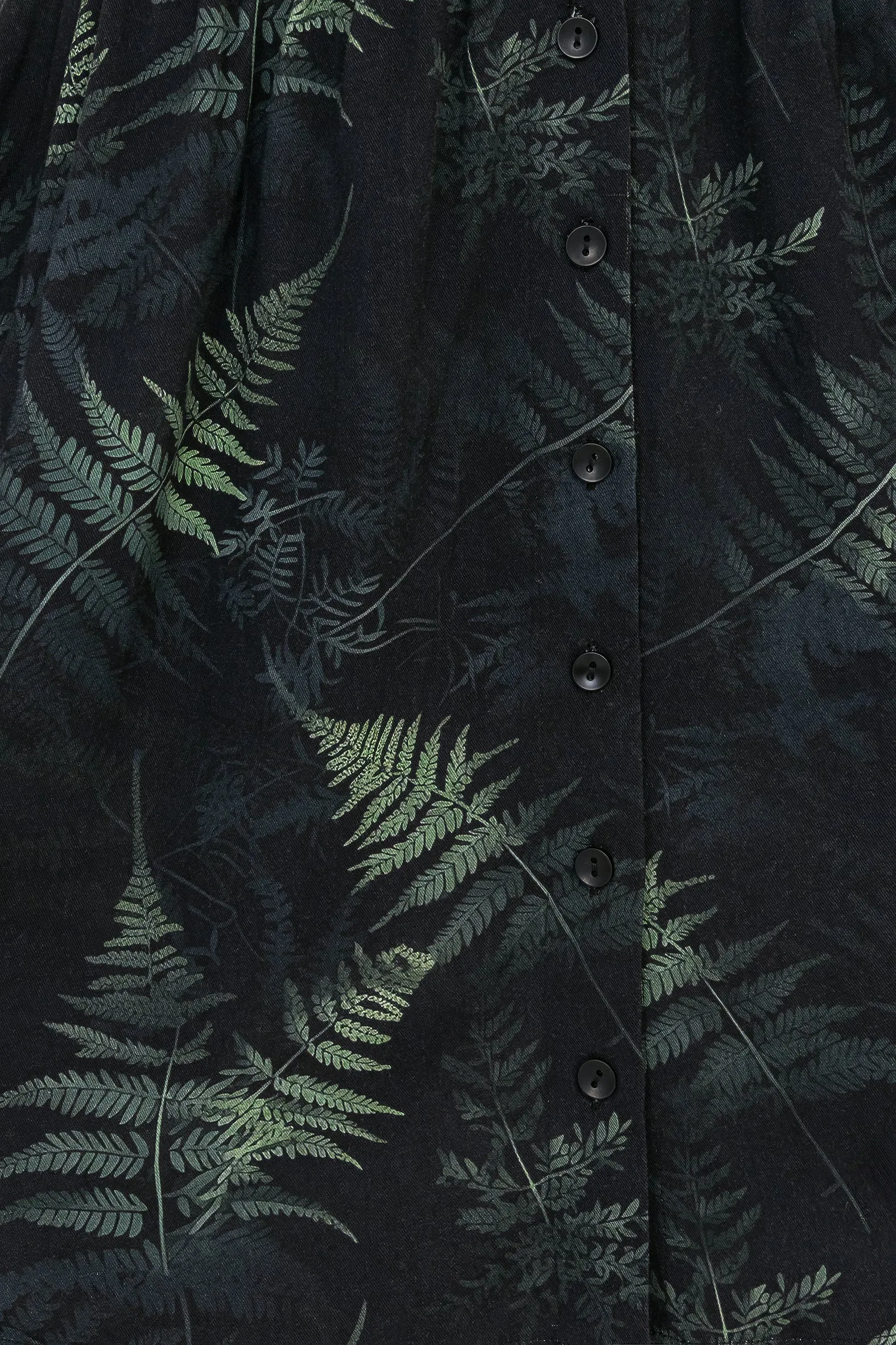 Fernery Button Up Corset Mini Dress Calm Flow Gentle Motion