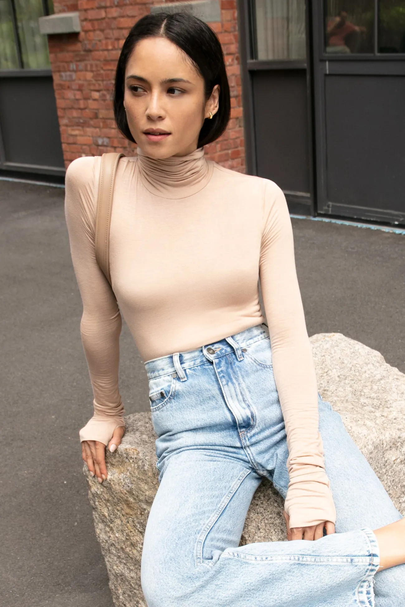 Everyday Jacket Eloise Sheer Turtleneck