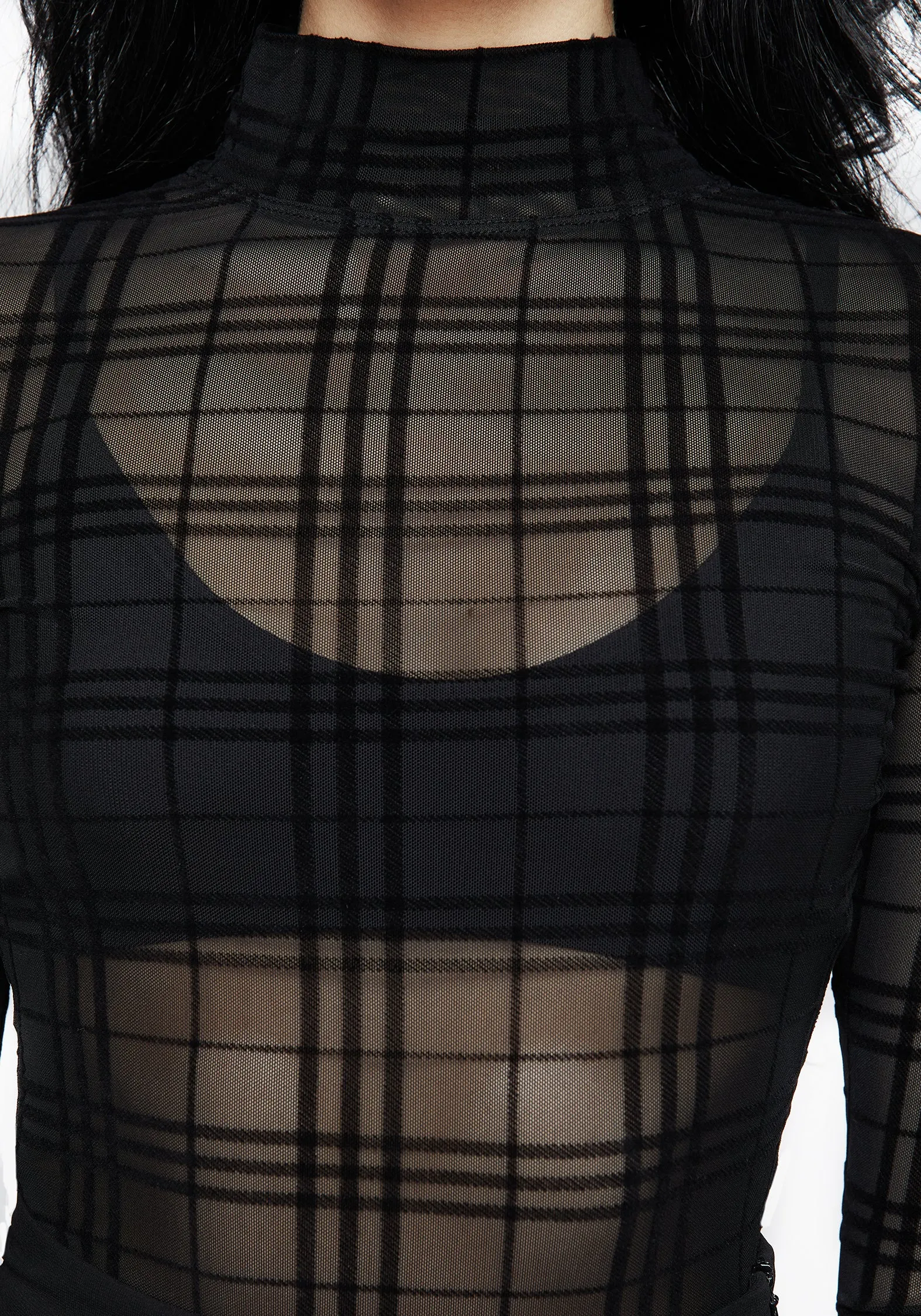 Eco Friendly Material Buffy Check Mesh Top