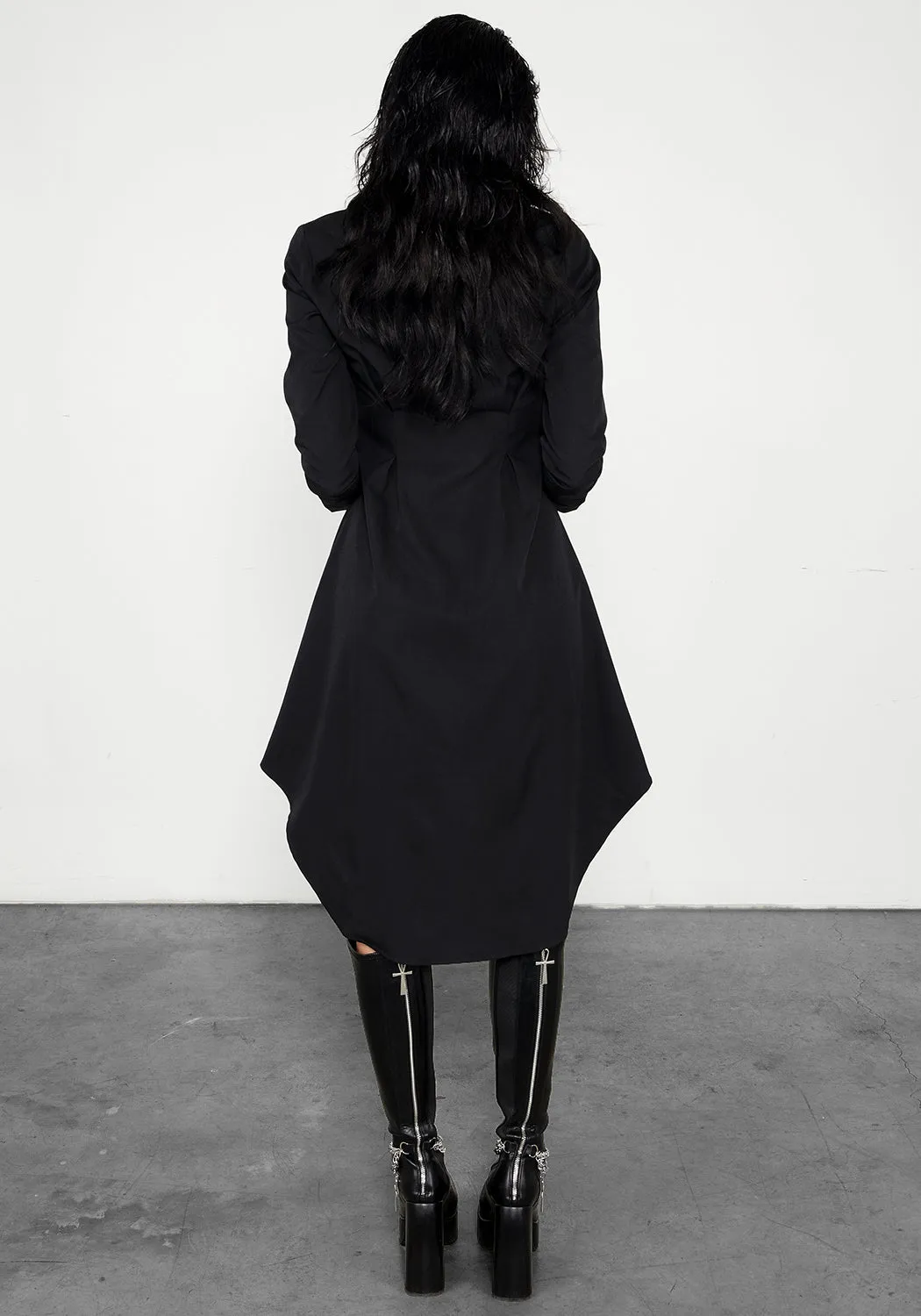 elegant design Bullet Corset Shirt Dress