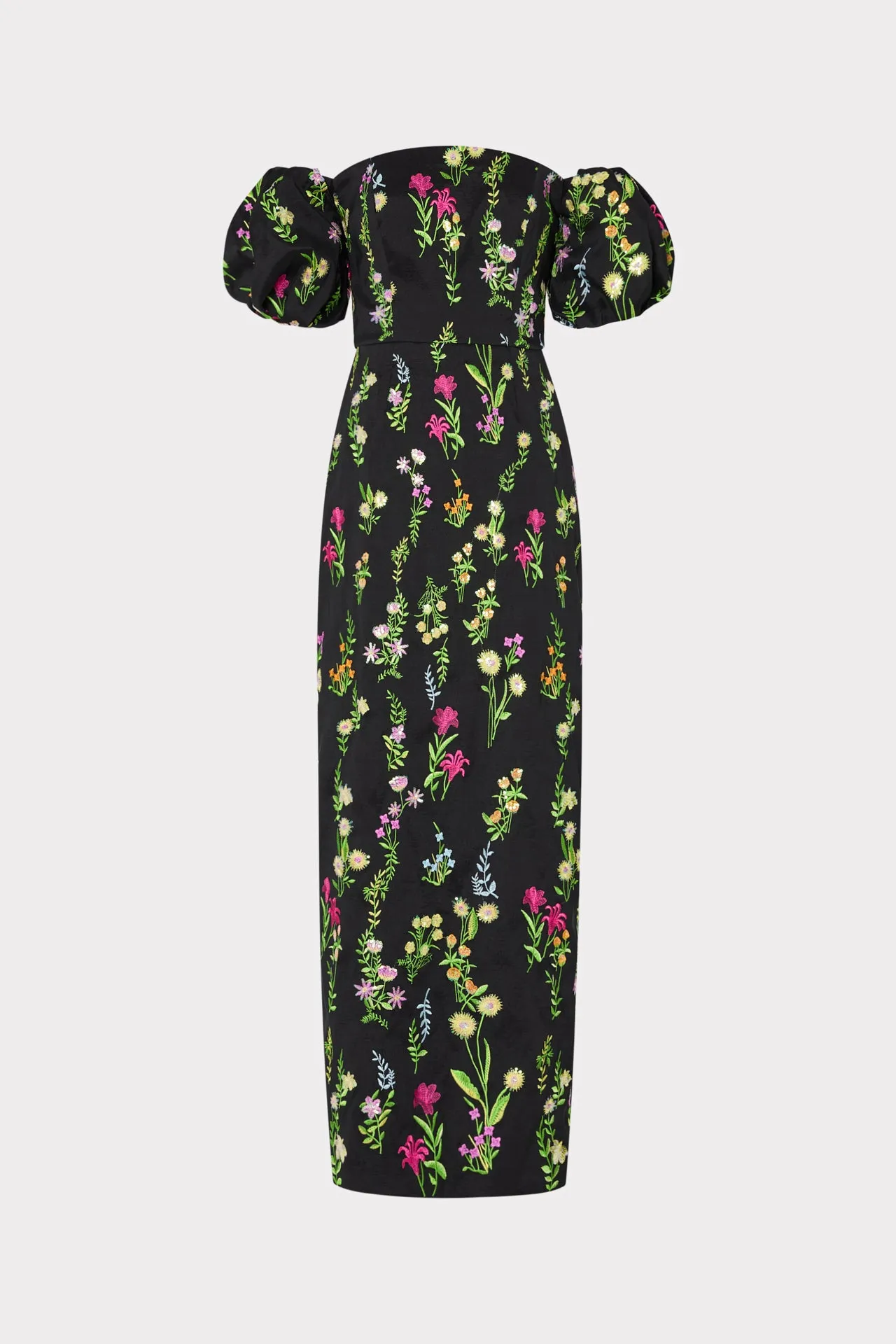 Nira Bloom Embroidery Off The Shoulder Dress Perfectly Styled