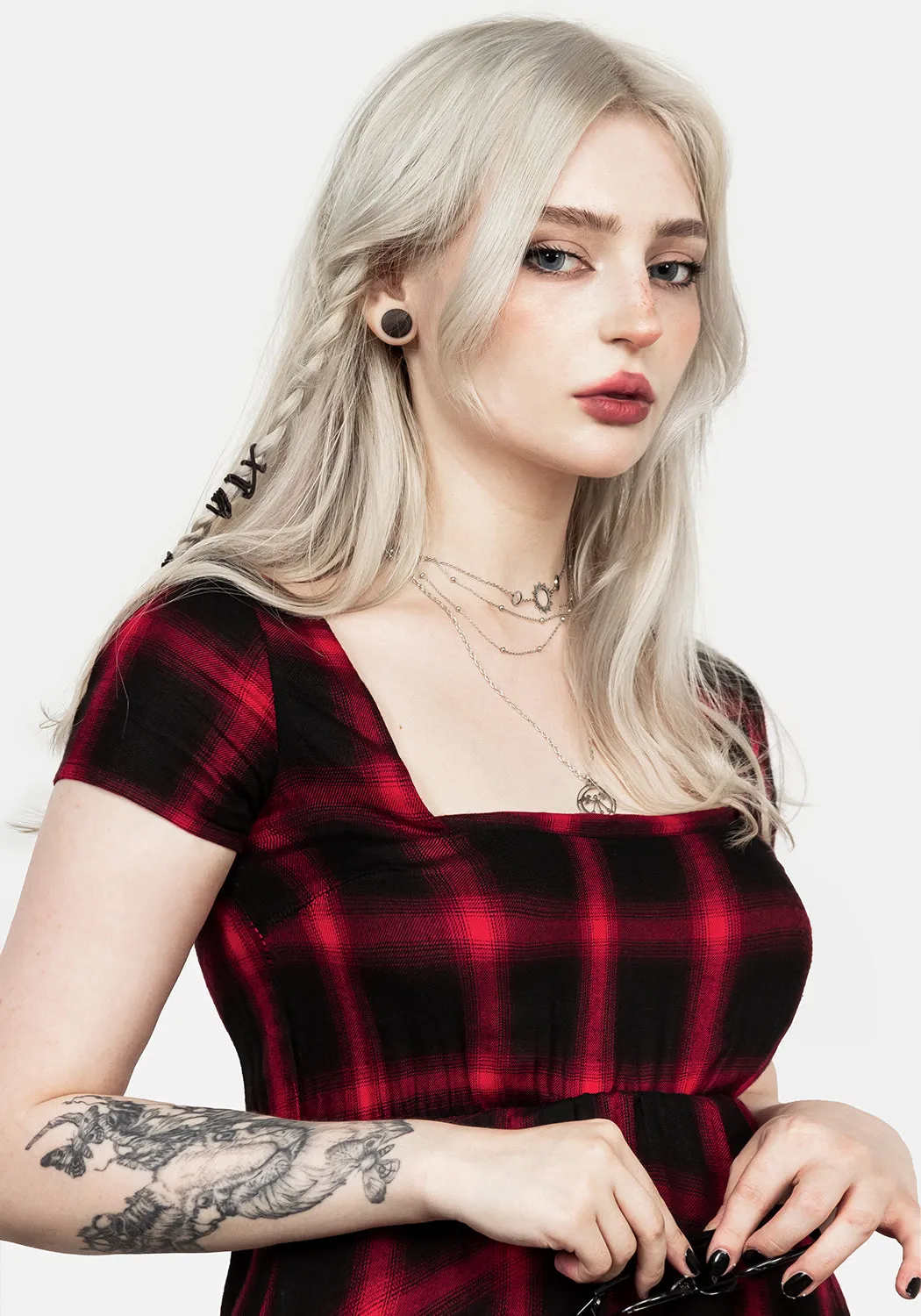 Pennyroyal Red Check Dress Fearless Charm