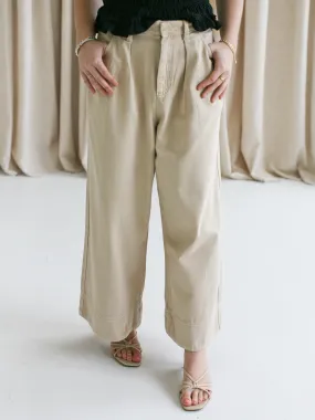 Carley Pleated Pant Neutral palette
