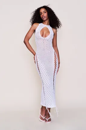 Animal Print Metal Glow Casmir Dress