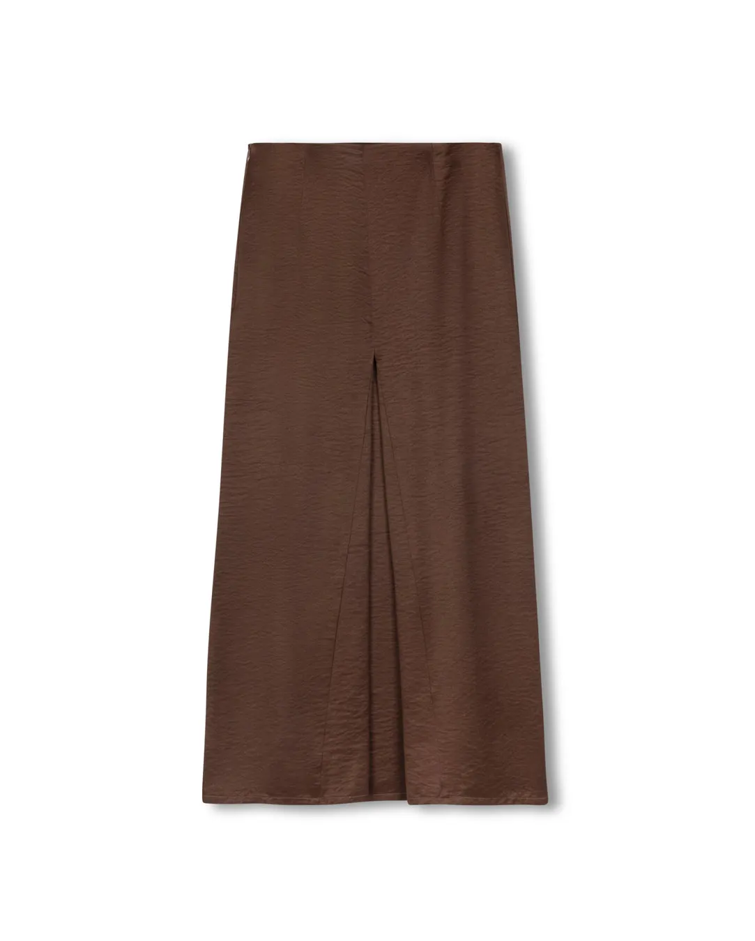 Cassia Cupro Pleat Skirt Simple Outfit