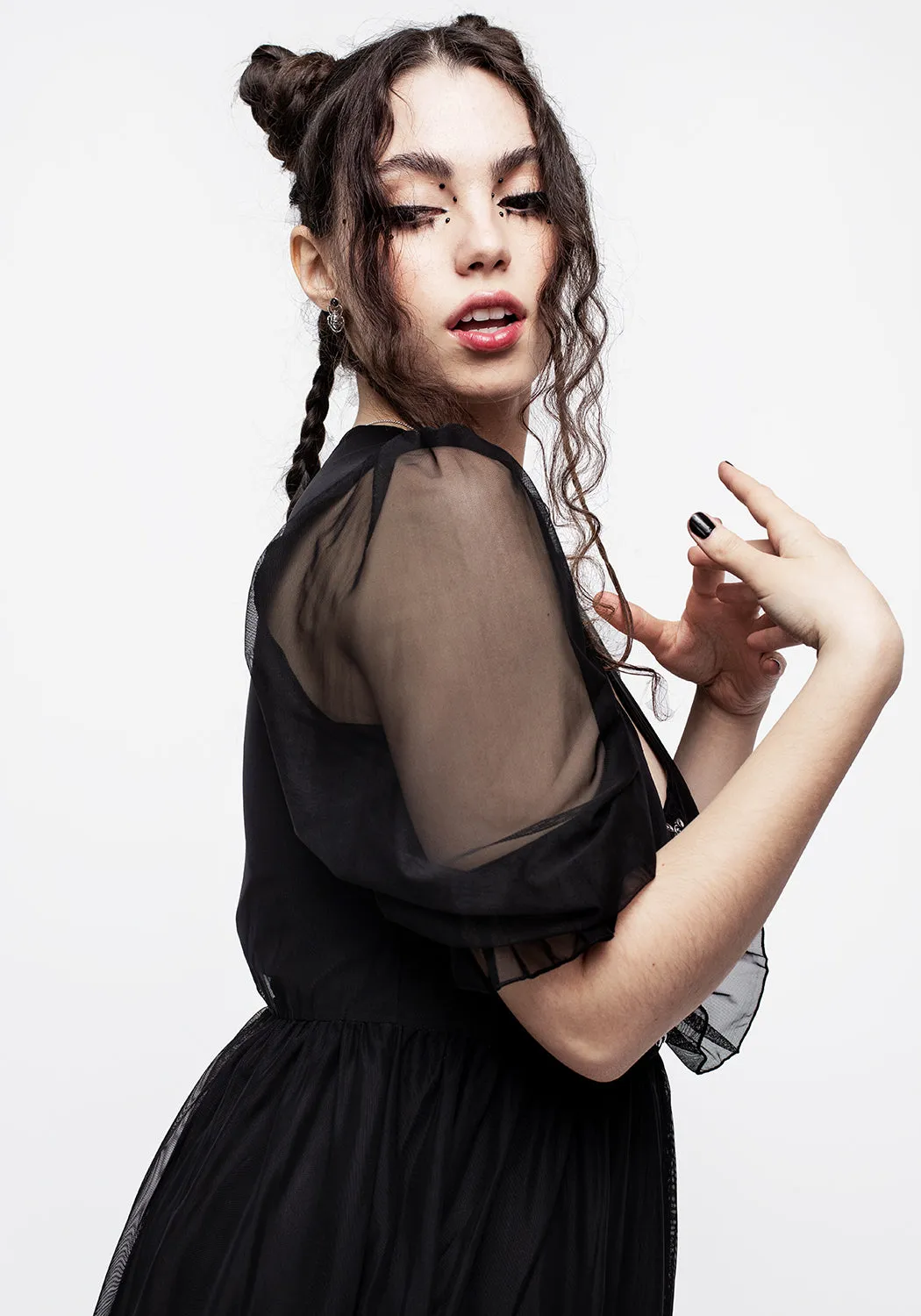 Sisterhood Ruched Hook & Eye Mini Skater Dress Fall Go Functional Fit