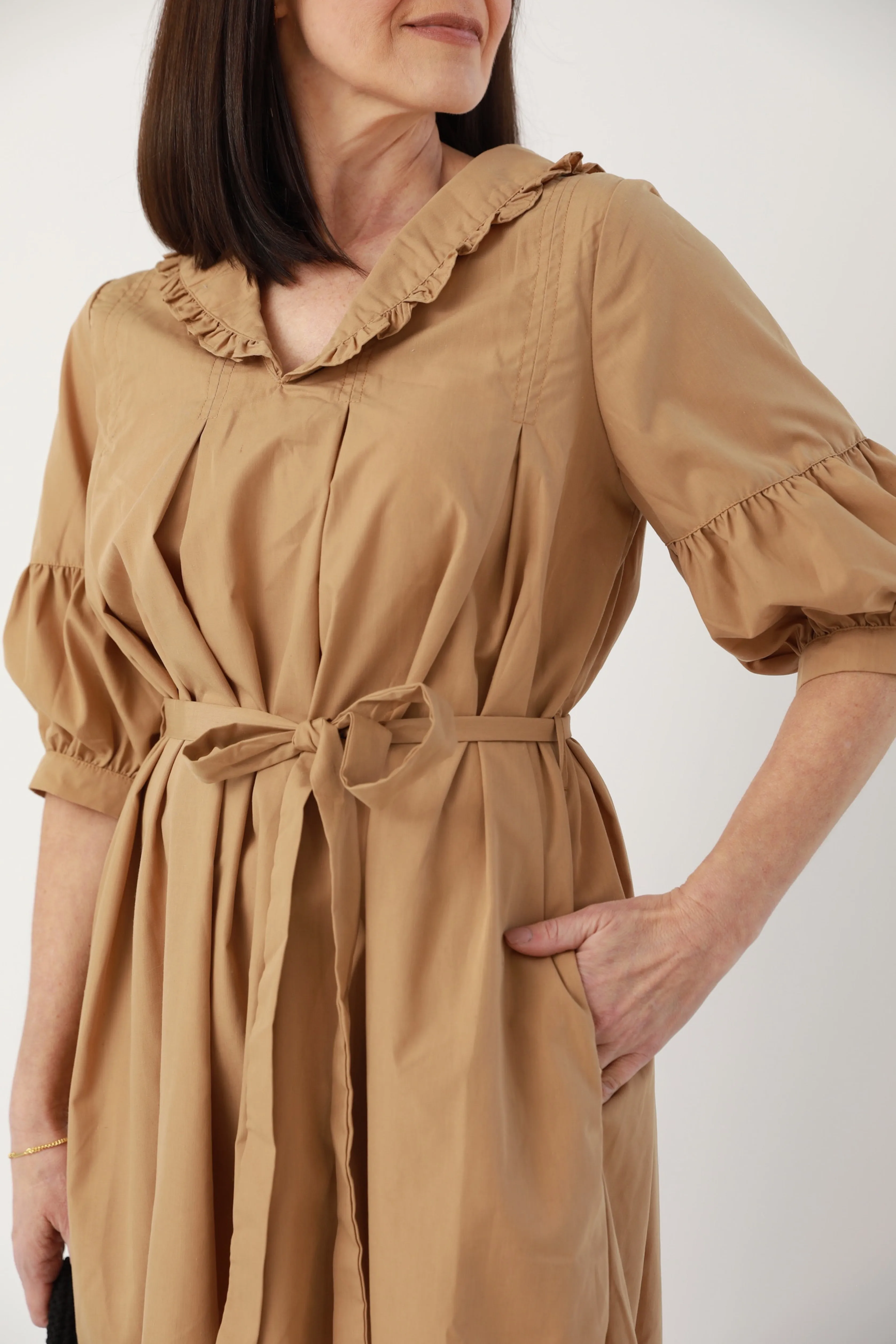 Penny Poplin Midi Relax Feel