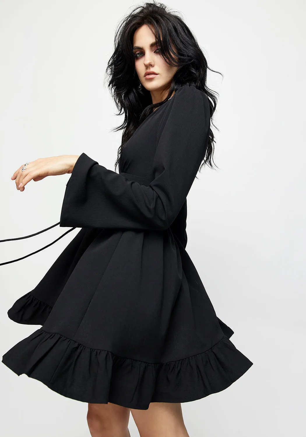 Aura Lace Up Mini Dress everyday staple Underwire-Support