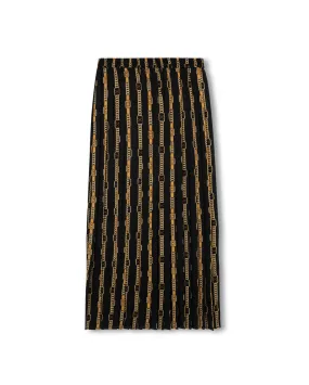 Chain Pleated Skirt Urban Mood