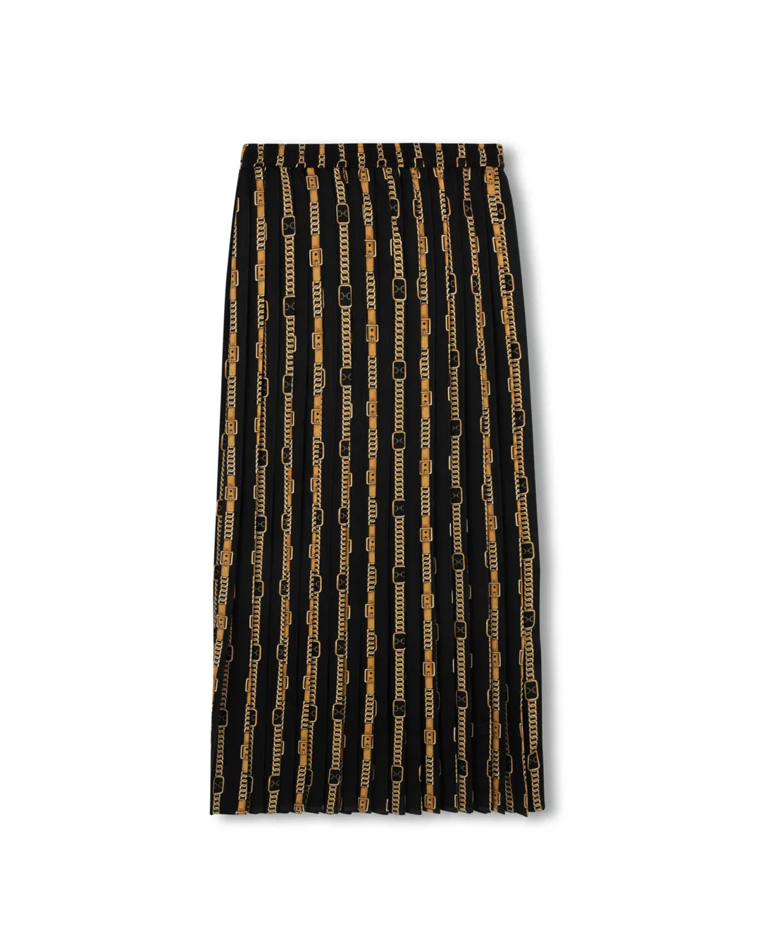 Chain Pleated Skirt Urban Mood