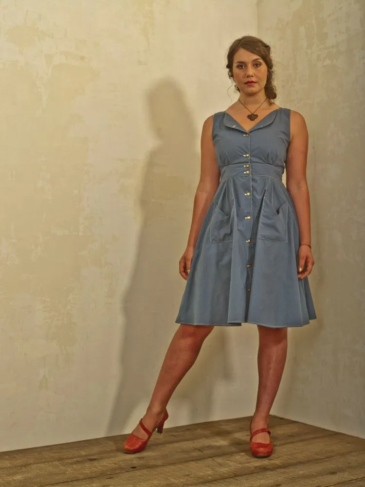 Sophisticated Elegance Sheet Dress in One of a Kind