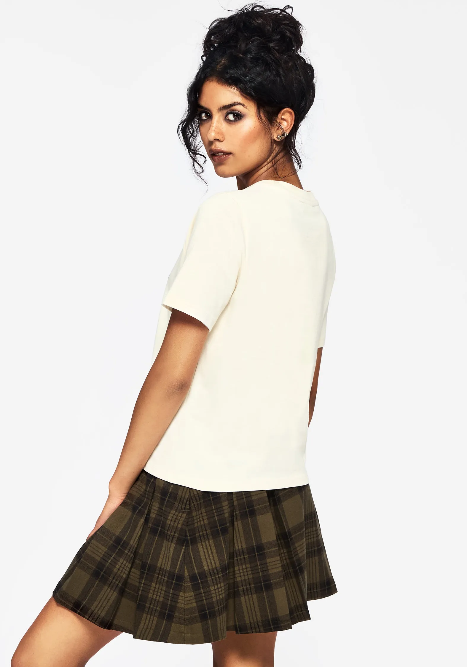 Wicce Stamp Graphic Short Sleeve T-Shirt Outdoor Comfort Style Stretchable Weave