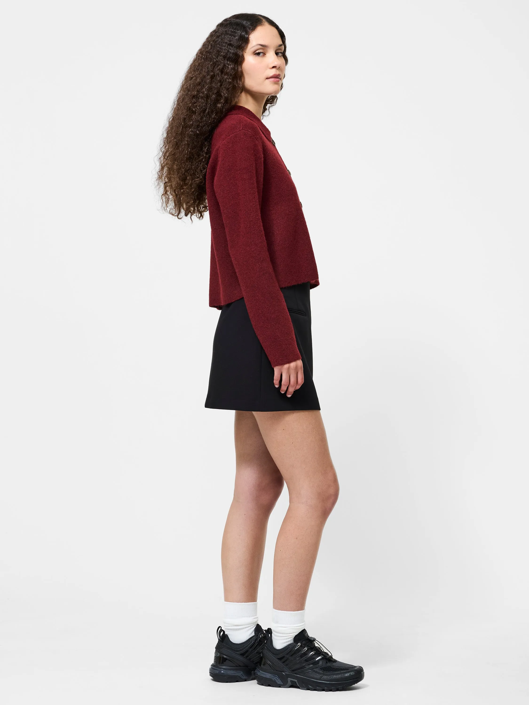 Ellie Knit Collared Cardigan Daily Layer Urban Ready