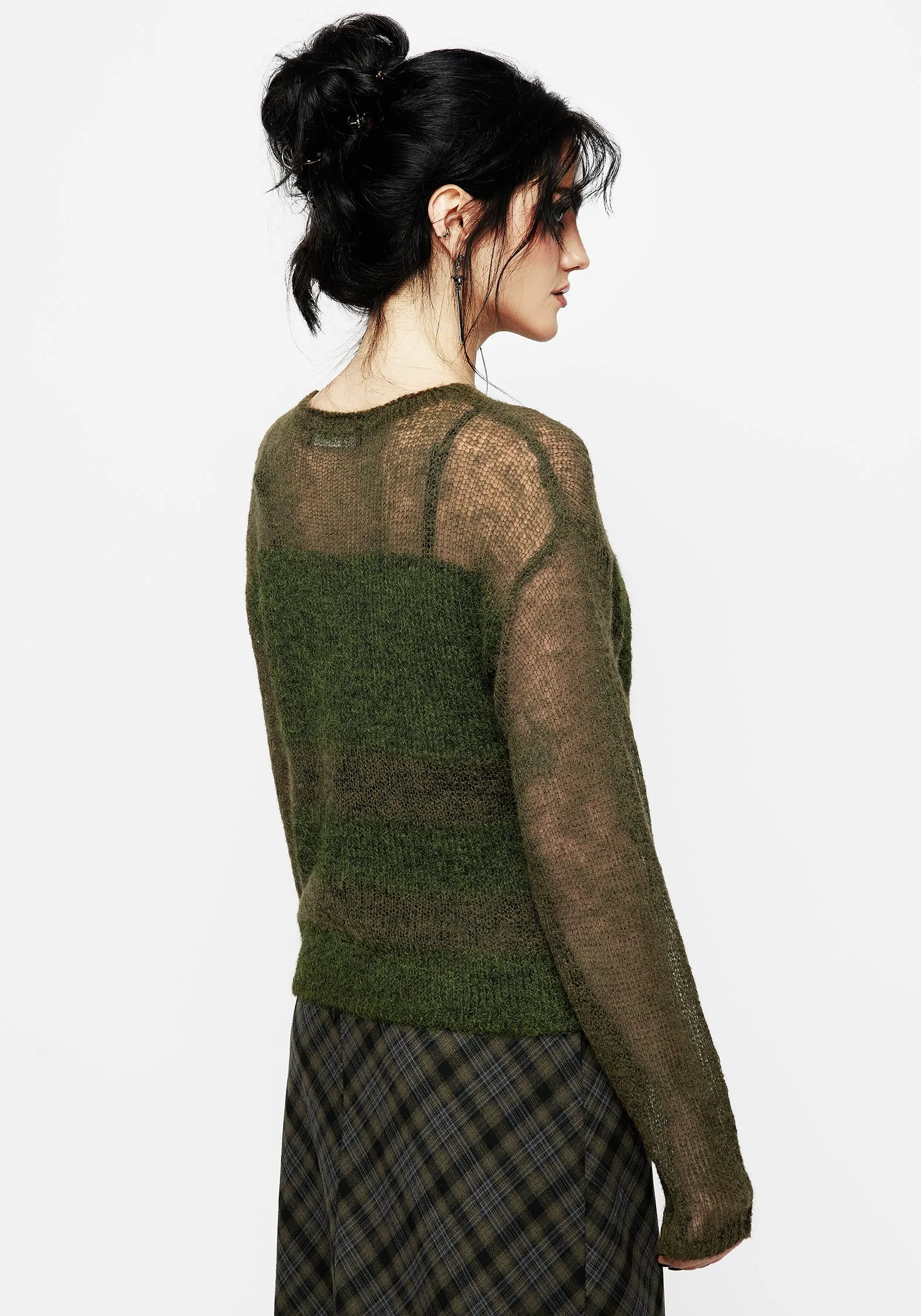 Daily Piece Antibacterial Finish Bitter Drop Stitch Jumper