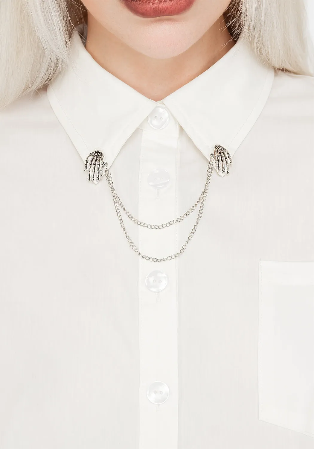 Anti Pilling Treatment Chiromancy Collar Loose Fit Shirt