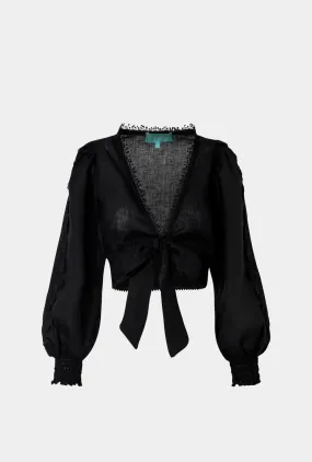 CHLOE TOP BLACK ComfortOptimizedConstruction Daily Trend Look