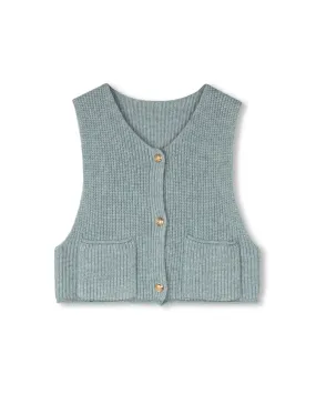 Chunky Knit Vest Chilly Day Wear Comfortable Wear