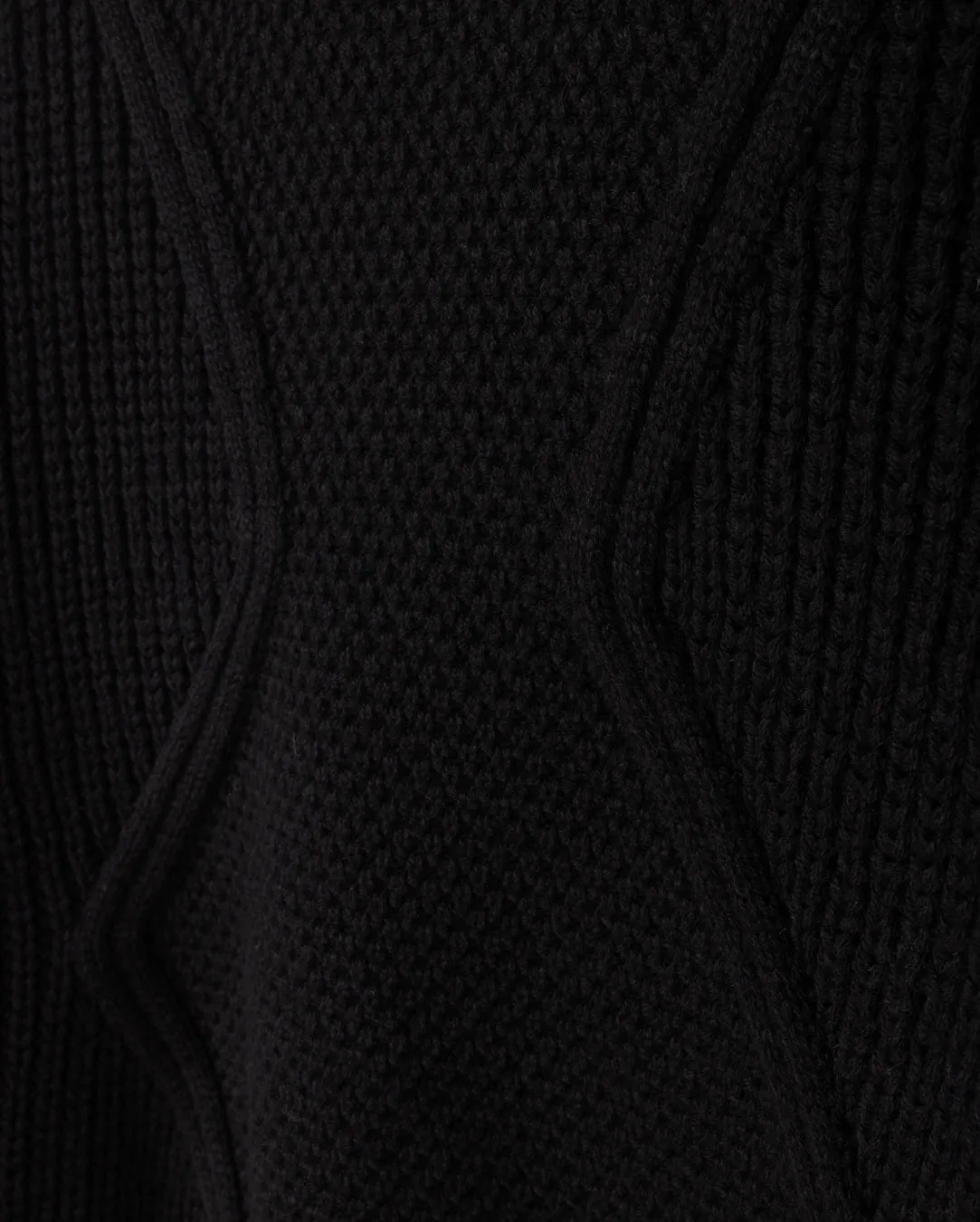 Chunky Knit Zigzag Sweater Cold-weather knit Relaxed Style