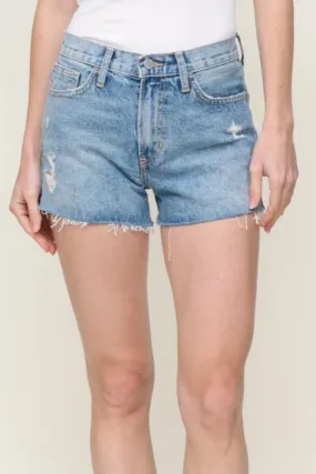 DoubleLayeredFabric Relaxed Distressed Short