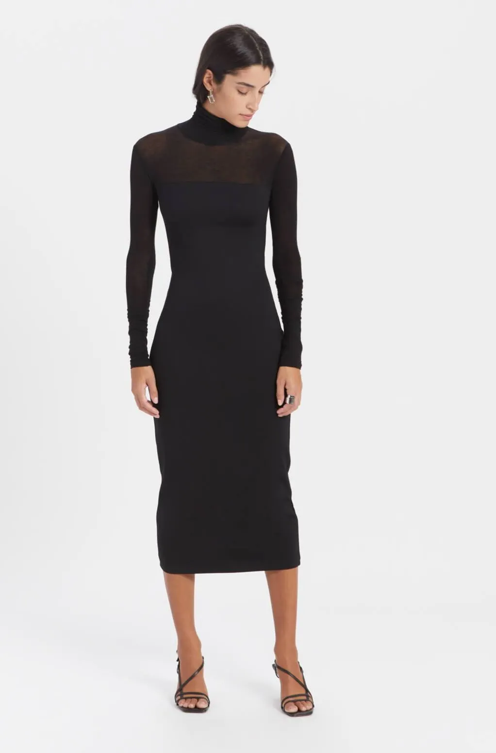 Marina Dress Cinched-Waist