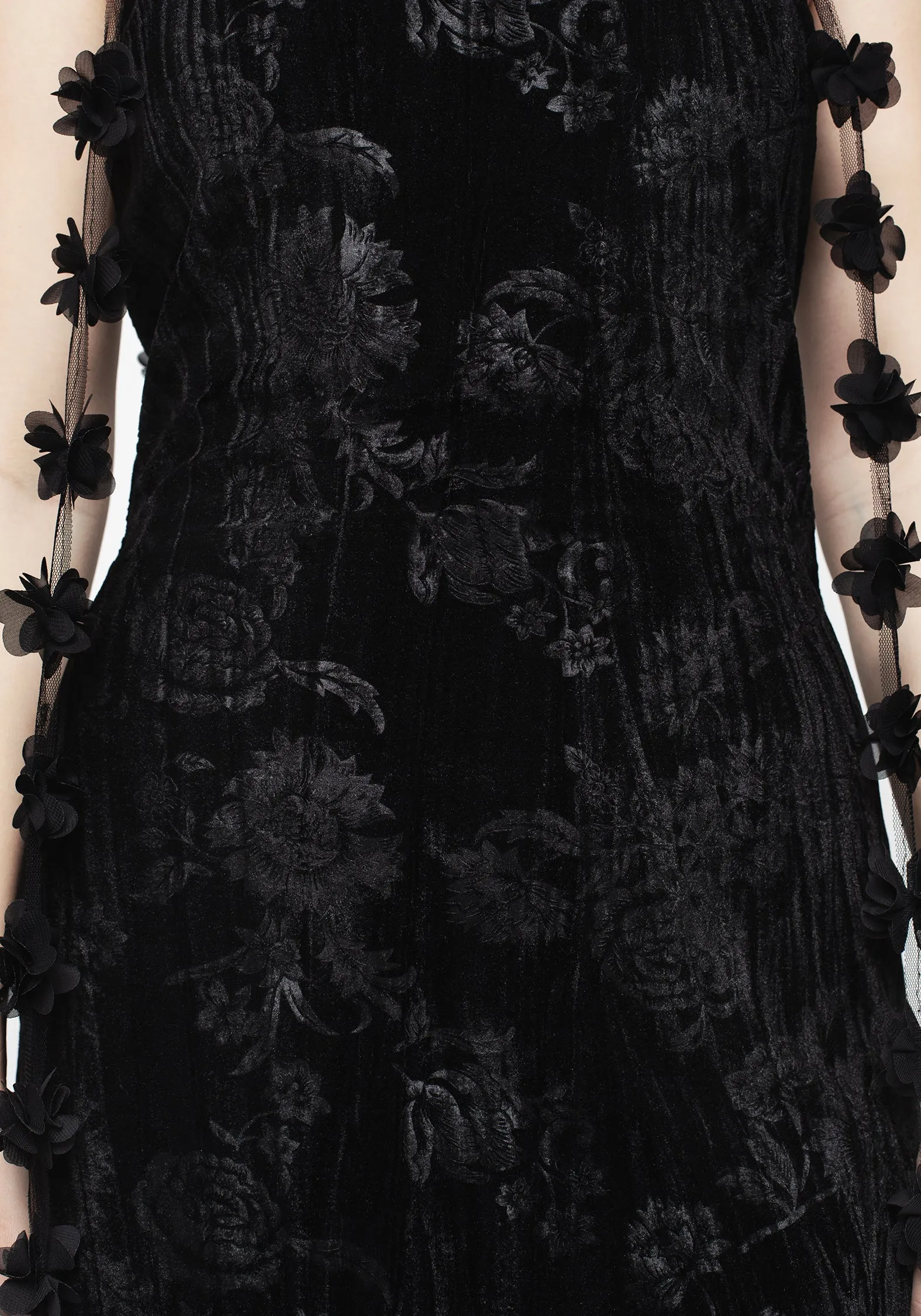 Gradient Shade Blossom Cami Midaxi Dress