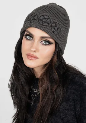 Eco Friendly Dye Layered Texture Manon Embroidered Fisherman Beanie