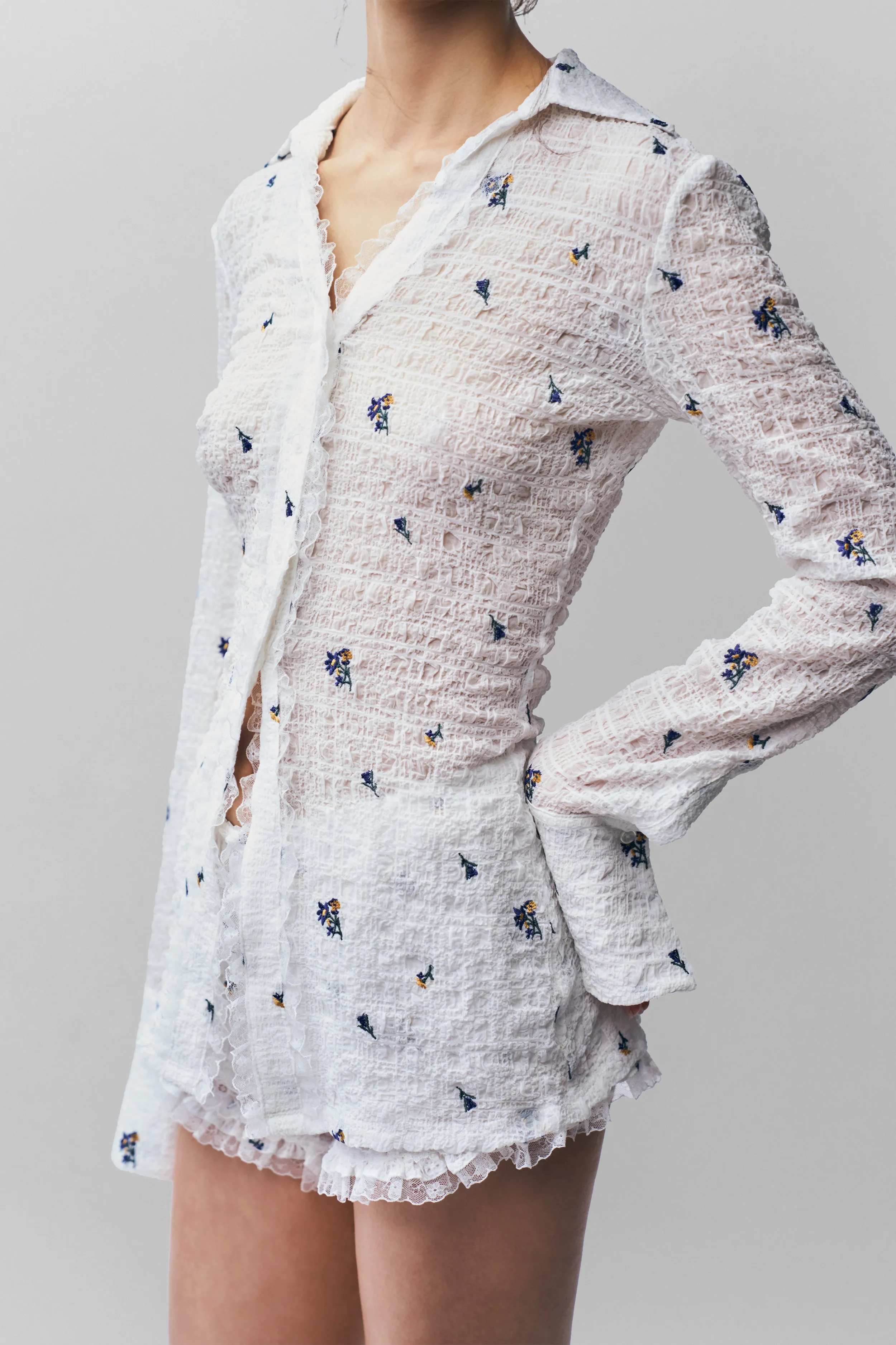 Layered Edge Detailing Claudina Top