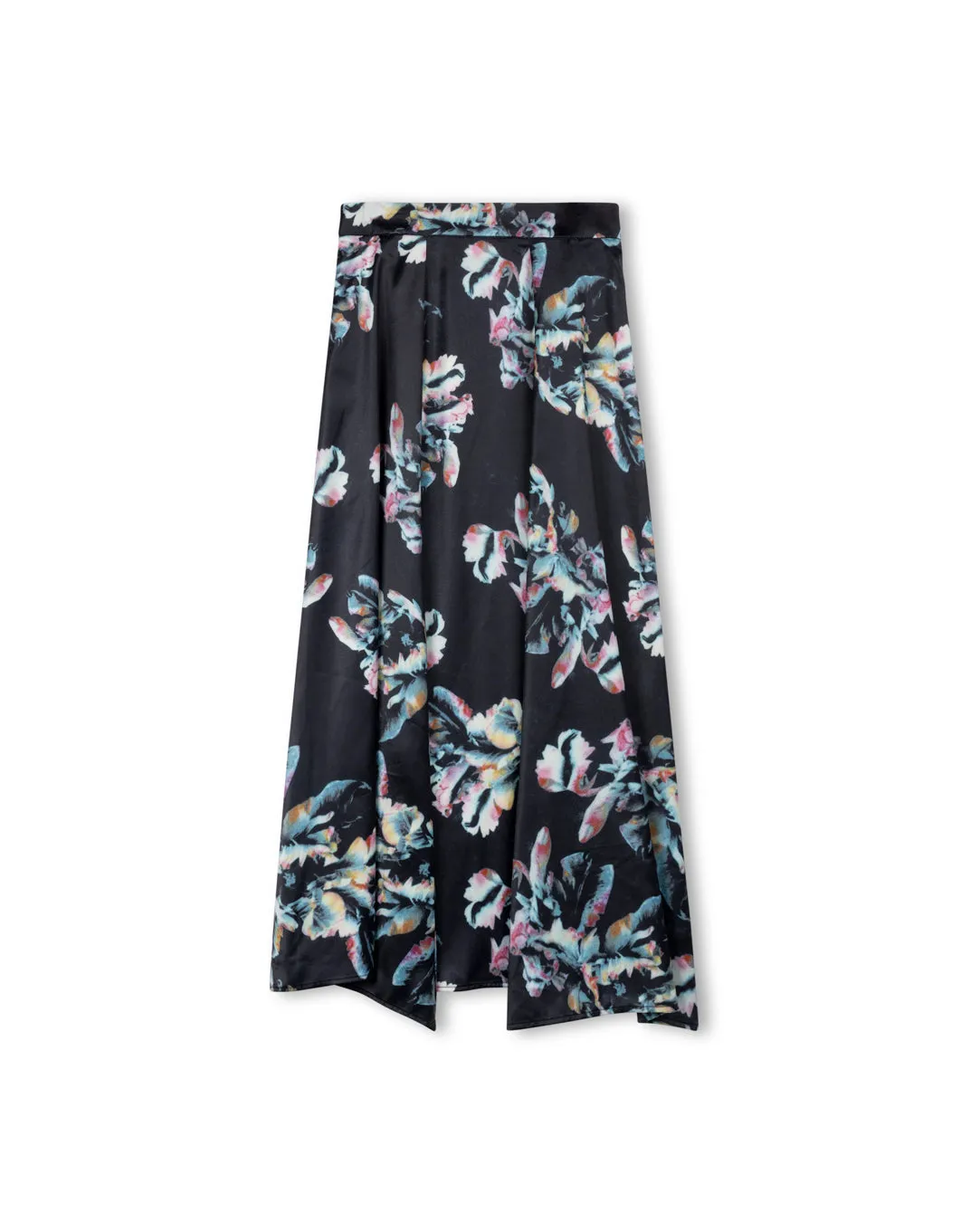 Comfy Wear Modern Look Cypress Floral Silk Skirt