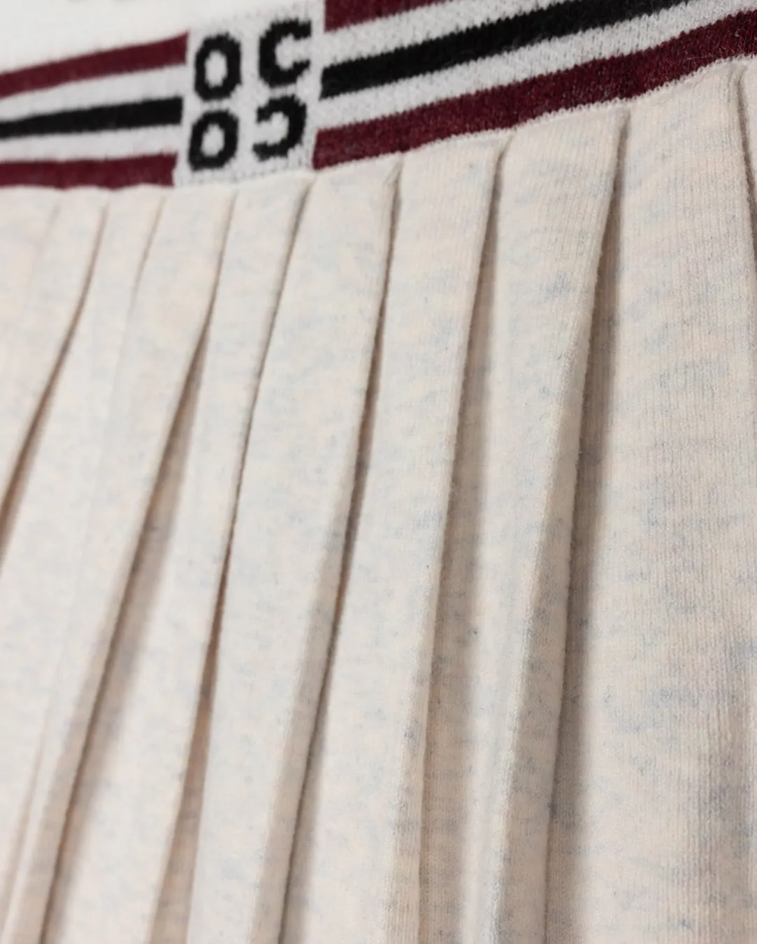 Leg Elongating Cashmere Wide Ribbed Skirt