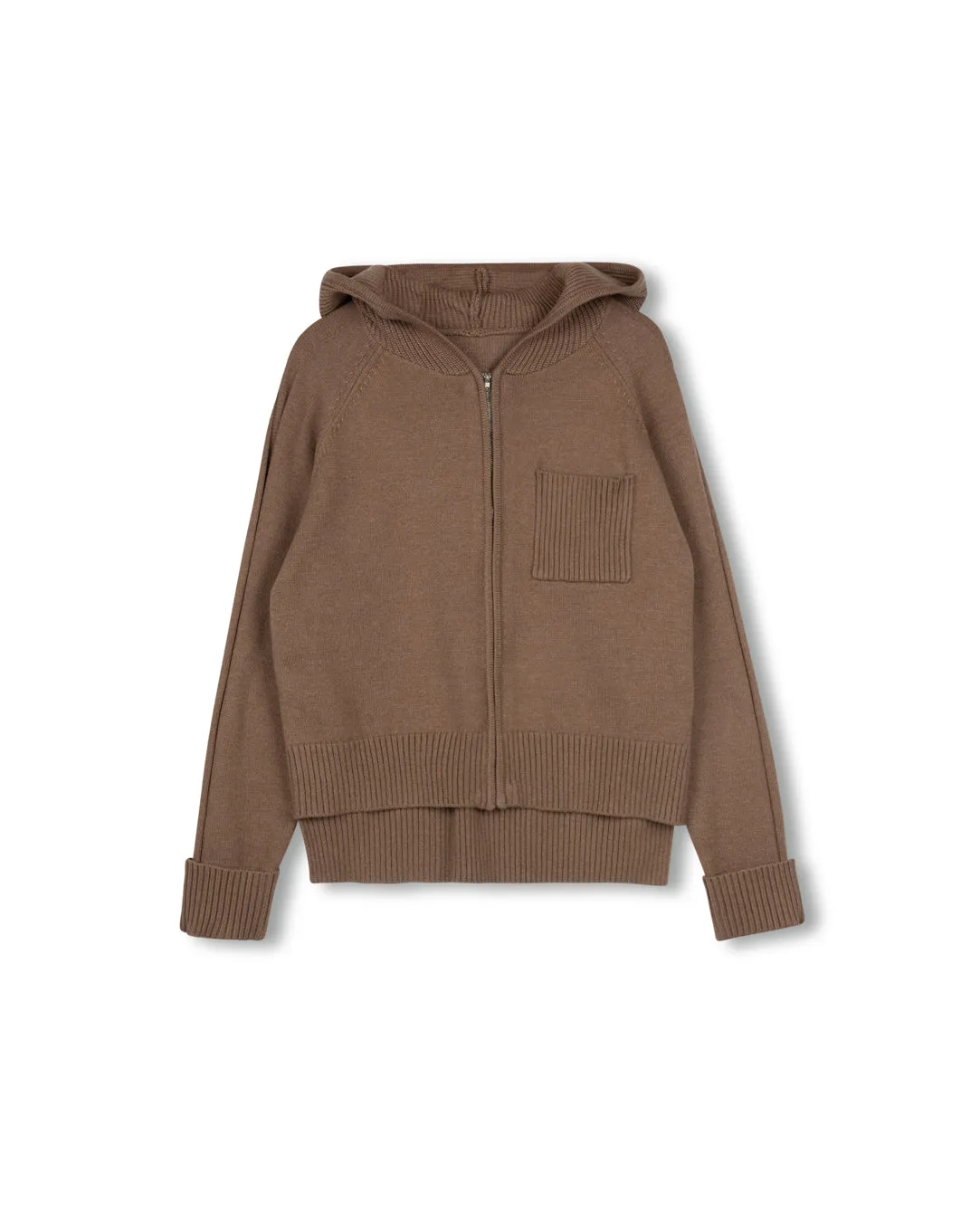 Cleek Knit Hoodie Cozy Vibe Eco Friendly Knitwear