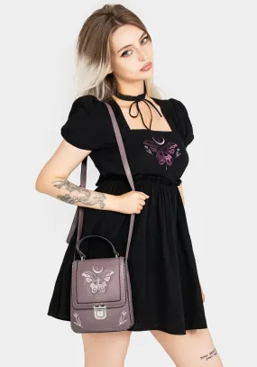 Cocoon Butterfly Embroidered Puff Sleeve Mini Dress Stylish short-sleeve mini Relaxed mini for warm days