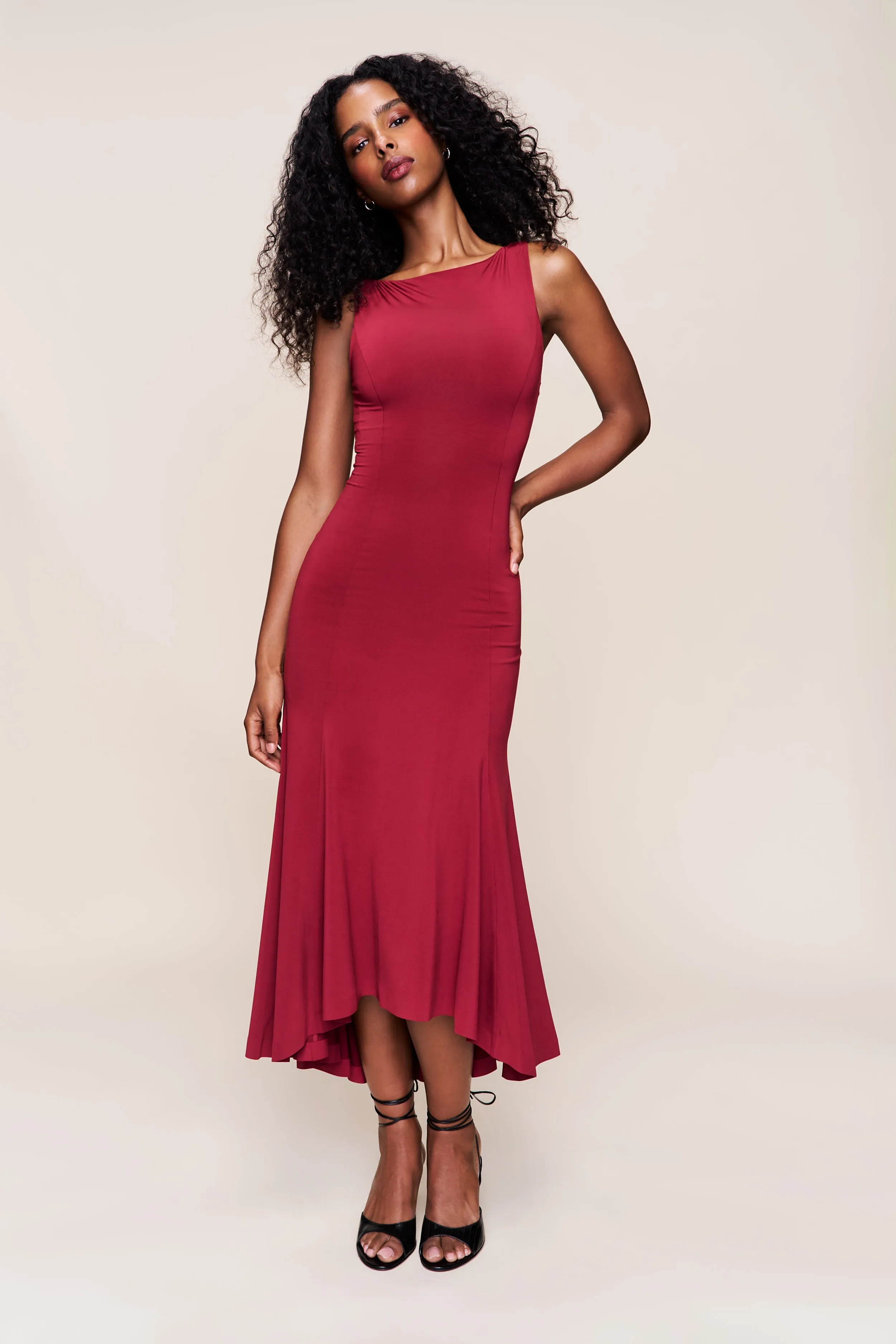 Sunrise Feel Daye Midi Dress