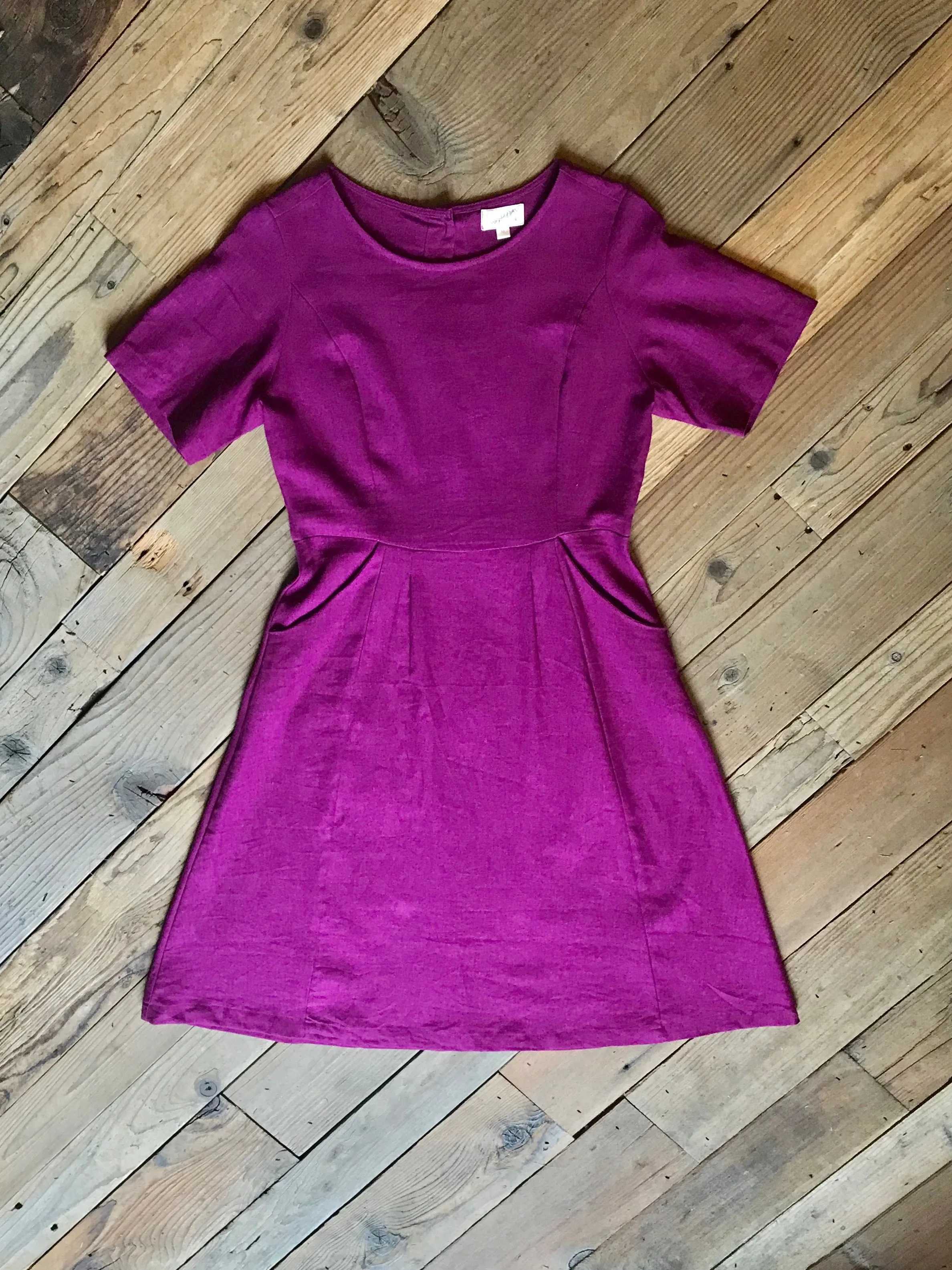 Elegant Charm Ingrid Dress in Electric Violet