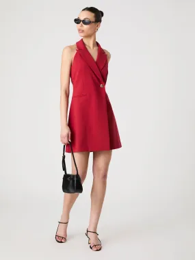 Baby-Shower Refined Simplicity Whisper Halter Blazer Dress