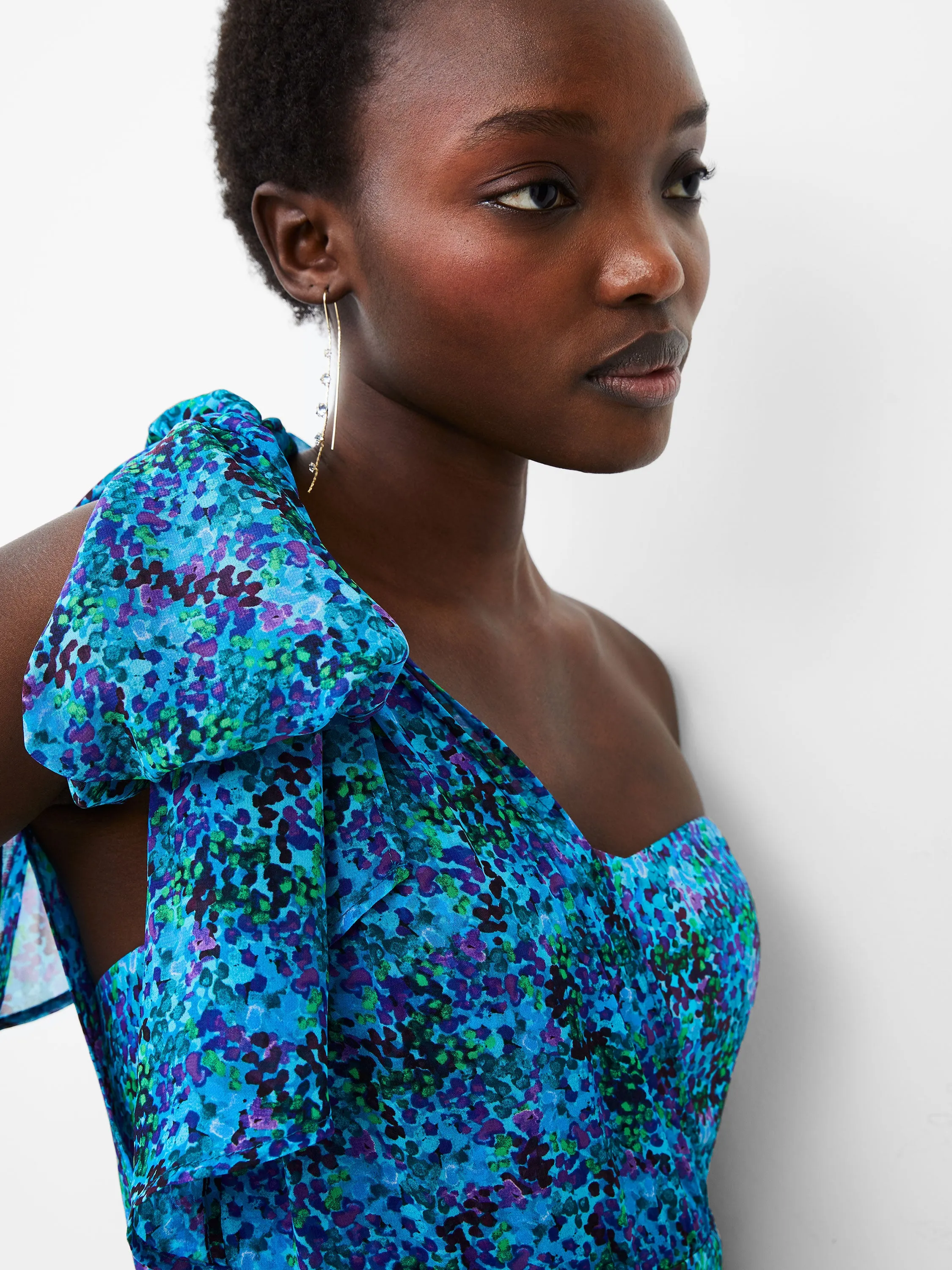 Relaxed Style Bright Colors Andrea Ennis Asymmetric Dress