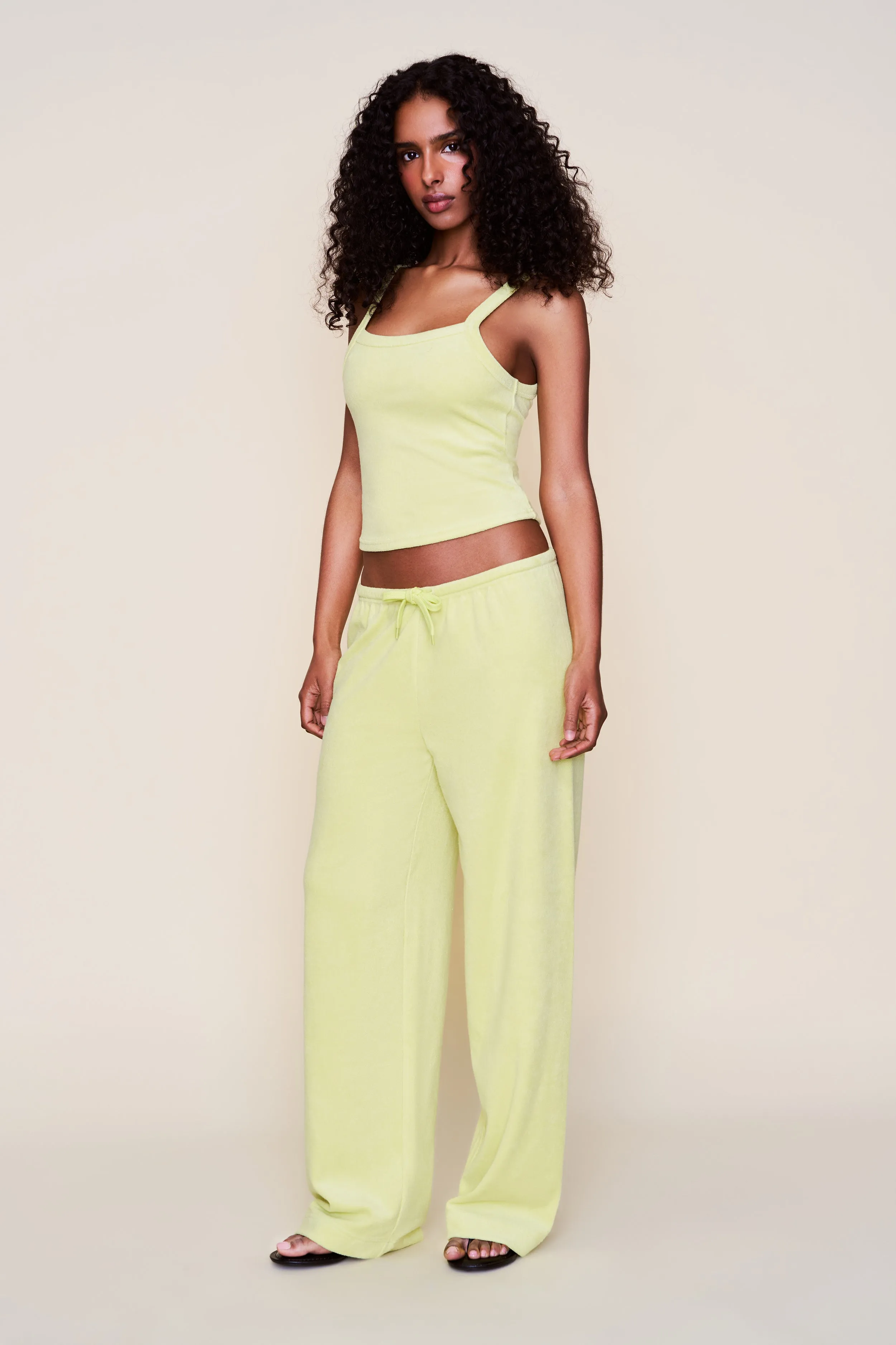 Dani Terry Pant Transitional Style Soft Material