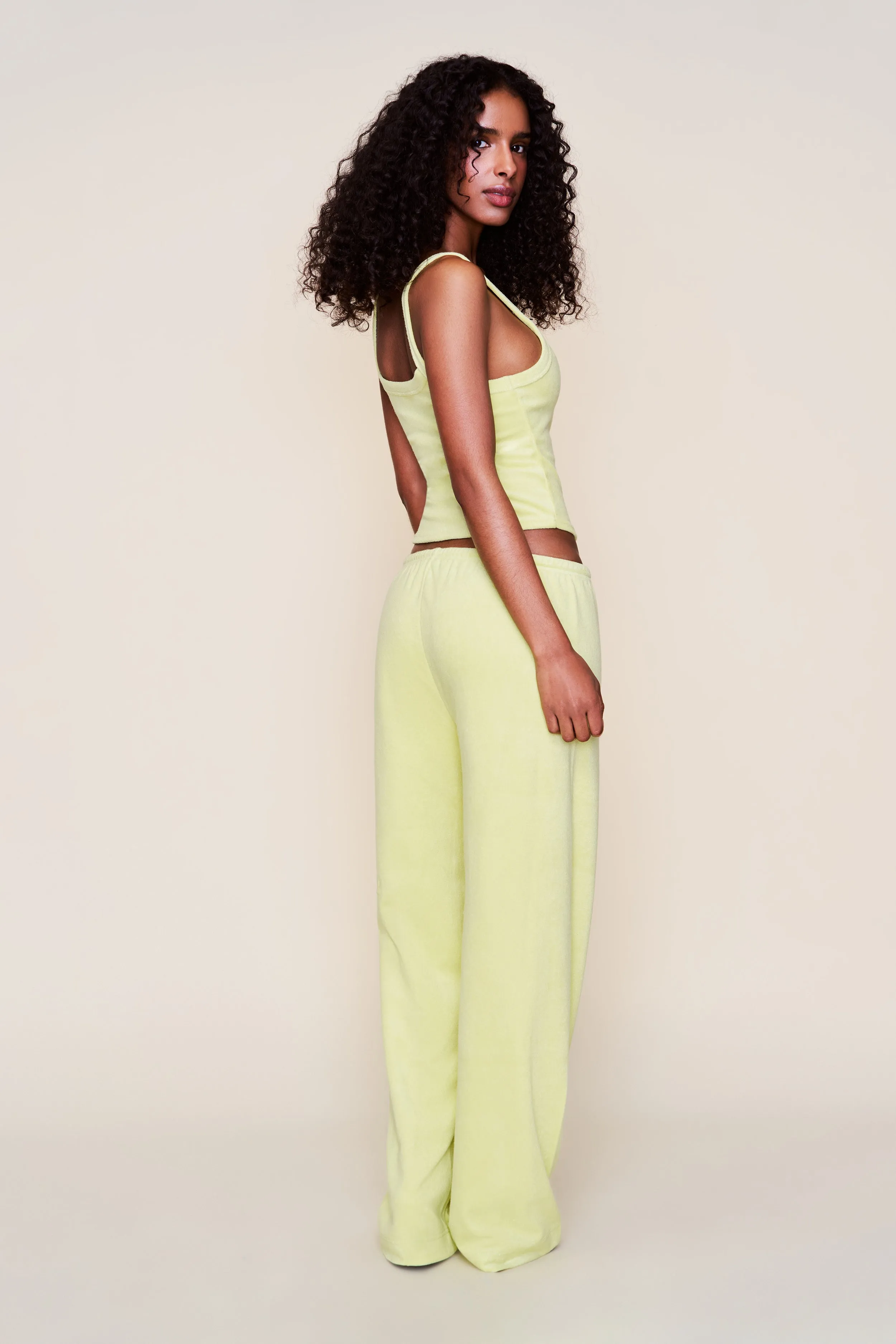 Dani Terry Pant Quick Access Pockets Chilly Day Wear