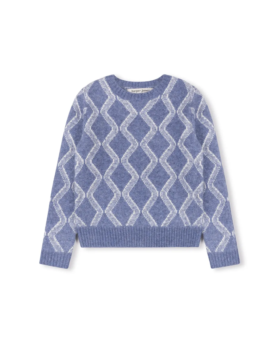 Knit Argyle Sweater Everyday Layers Comfy Wearable